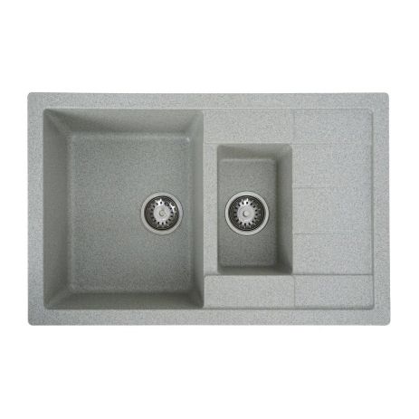 Гранитная мойка для кухни VALESO TOSKANA 7850W матовая Серая Гранитная мойка для кухни VALESO TOSKANA 7850W матовая Серая