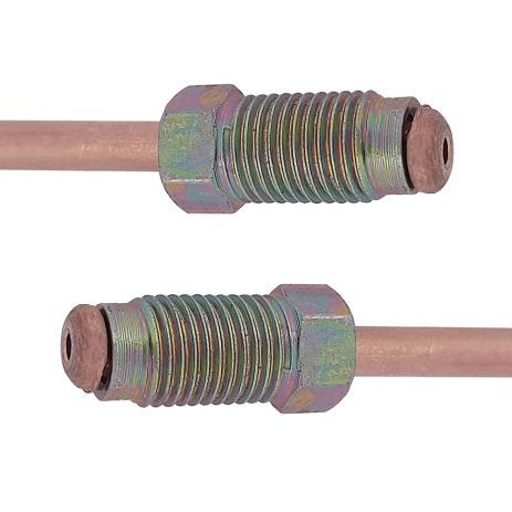 Трубка тормозная медная (L=600мм) с након. 109/109, ACS (WP287CU)