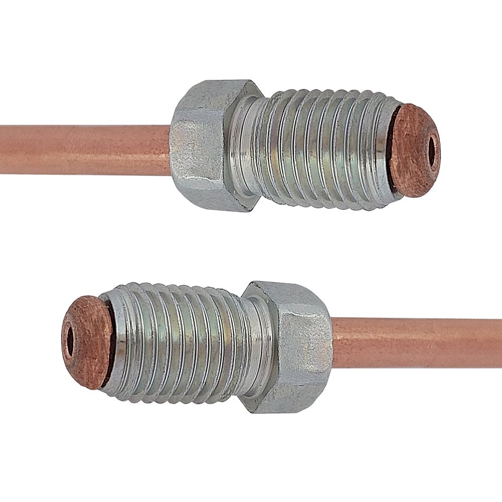 Трубка гальмівна мідна (L=2300мм) з након. 115/115, ACS (WP276CU) Трубка гальмівна мідна (L=2300мм) з након. 115/115, ACS (WP276CU)