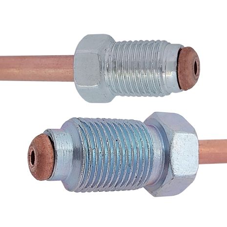 Трубка гальмівна мідна (L=2950мм) з након. 105/104х, ACS (WP514CU)