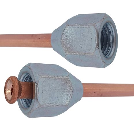 Трубка тормозная медная (L=2300мм) с након. 110/110, ACS (WP182CU)