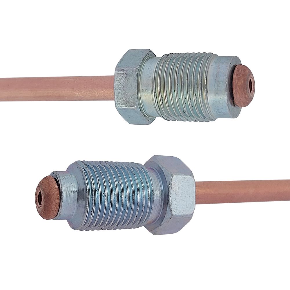 Трубка гальмівна мідна (L=1250мм) з након. 104/104х, ACS (WP1319CU) Трубка гальмівна мідна (L=1250мм) з након. 104/104х, ACS (WP1319CU)