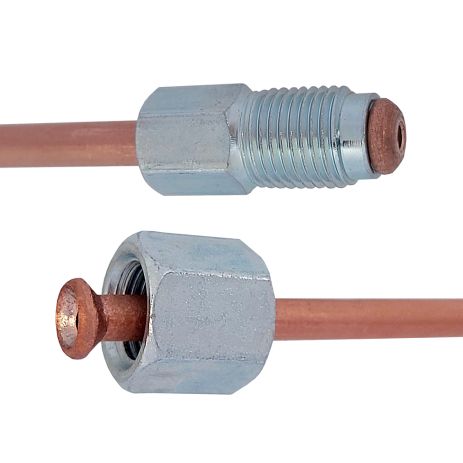 Трубка тормозная медная (L=2400мм) с након. 105х/106, ACS (WP1875CU) Трубка тормозная медная (L=2400мм) с након. 105х/106, ACS (WP1875CU)