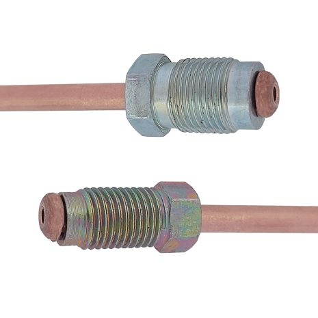 Трубка тормозная медная (L=3200мм) с након. 104/109, ACS (WP307CU)