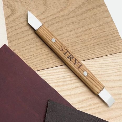 Професійний ніж для обробки шкіри STRYI брусовочний 13мм