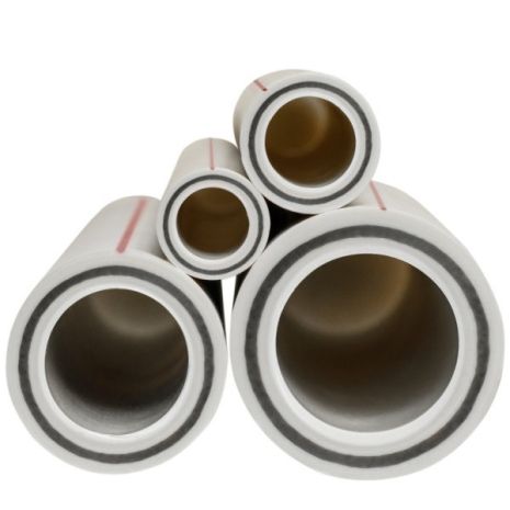 Труба 20 мм x 3,4 PN20 для отопления fiber basalt композит PPR полипропиленовая труба под пайку