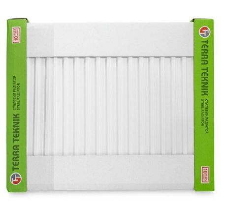 Сталевий радіатор 500x600 22тип бокове підключення панельний terra teknik сантехрай батарея панельна стальна