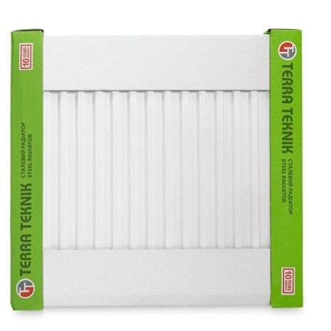 Сталевий радіатор 500x500 22тип бокове підключення панельний terra teknik сантехрай батарея панельна стальна