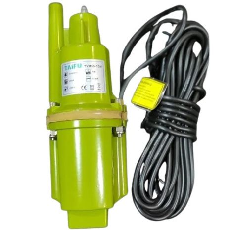 Вибрационный насос с медной обмоткой Taifu TVM60-20N 70м для скважины колодца одноклапанный с верхним забором 20м кабель – мощная производительность