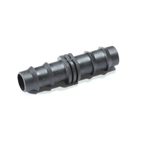 Муфта 16х16 мм З'єднання ремонтне для крапельної трубки (фітінг ремонт трубки краплі)