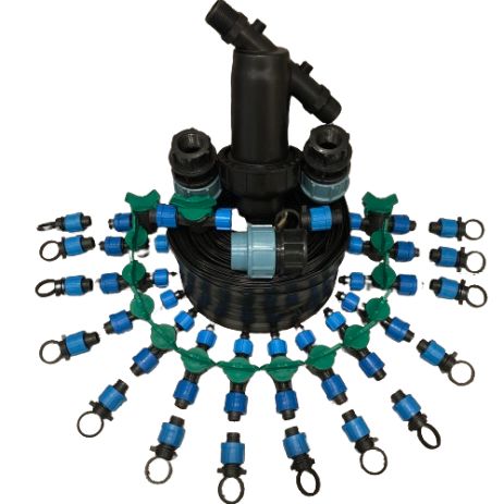 Набор для капельного полива 150 метров фермер садовод капельное орошение огорода теплицы сада парник Набор для капельного полива 150 метров фермер садовод капельное орошение огорода теплицы сада парник