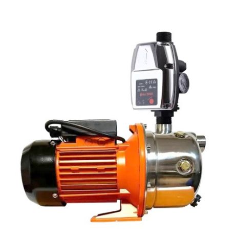 Насосна станція без бачка нержавійка на базі насос JY1000 1,1 кВт Brio 2000 без баку без груші з автоматикою