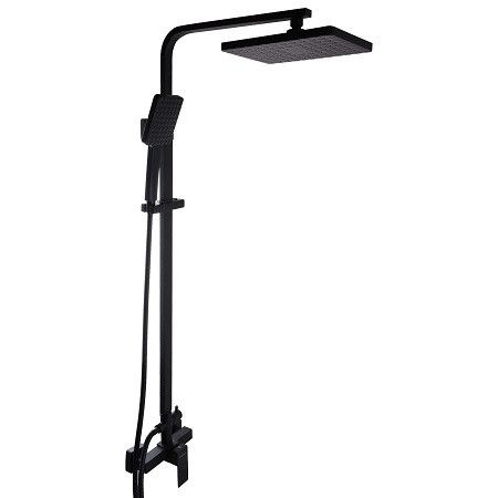 Черная душевая система для душа Globus Lux SICILIA SBQ-SH-125 душевые стойки с верхним душем тропический душ