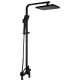 Черная душевая система для душа Globus Lux SICILIA SBQ-SH-125 душевые стойки с верхним душем тропический душ