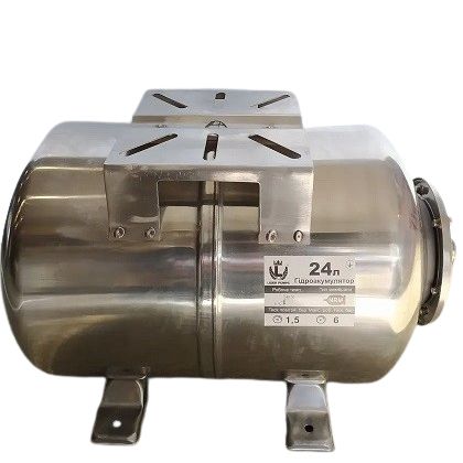 Гідроакумулятор 24 л нержавійка гідробак для водопостачання бак на гідрофор Lider Україна
