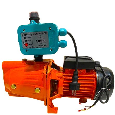 Насосная станция без бачка для дома на базе насос JET 100 A 1,1 кВт SKD-1 без бака без груши с автоматикой Насосная станция без бачка для дома на базе насос JET 100 A 1,1 кВт SKD-1 без бака без груши с автоматикой