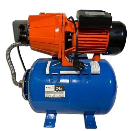 Насосна станція для криниці Delta JET 100 A бак 24 літри гідрофор для будинку для води