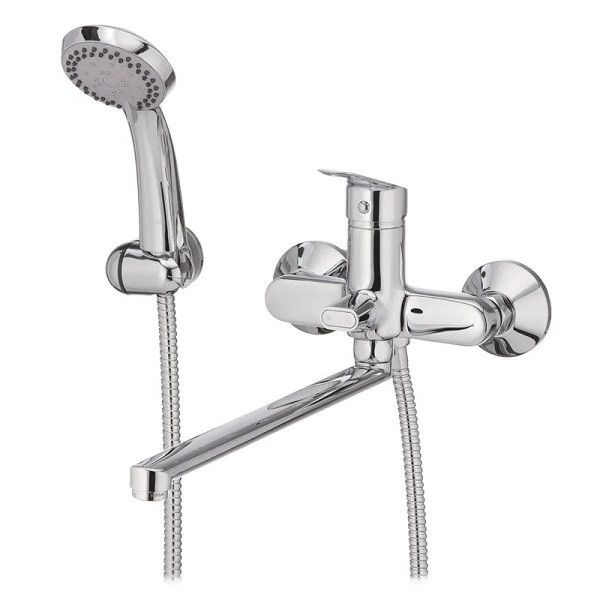 Змішувач для ванни Haiba Nikas 006 euro HAIBA з душем хайба нікас Змішувач для ванни Haiba Nikas 006 euro HAIBA з душем хайба нікас