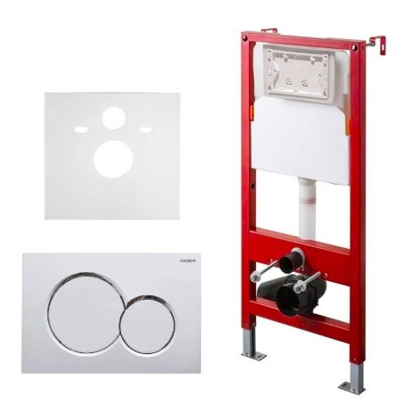 Інсталяція для унітазу кнопка хром типу Rapid SL установка для підвісного унітазу прихованого монтажу