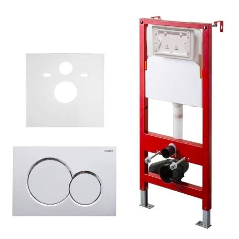 Інсталяція для унітазу кнопка хром типу Rapid SL установка для підвісного унітазу прихованого монтажу