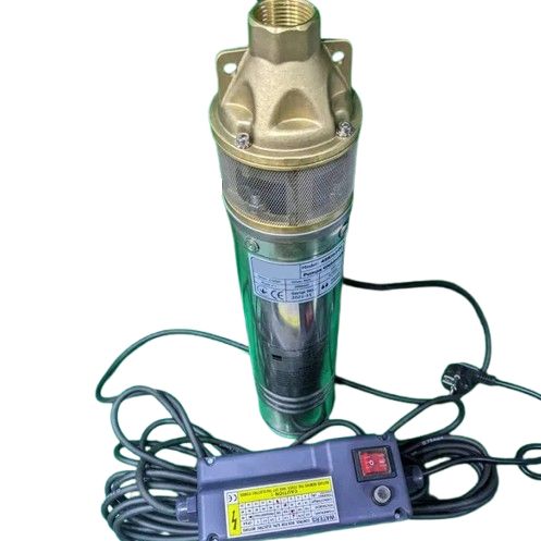 Насос глубинный центробежный с латунной крыльчаткой с пультом Delta 4SKM 150 1100 Вт погружной скваженный Насос глубинный центробежный с латунной крыльчаткой с пультом Delta 4SKM 150 1100 Вт погружной скваженный