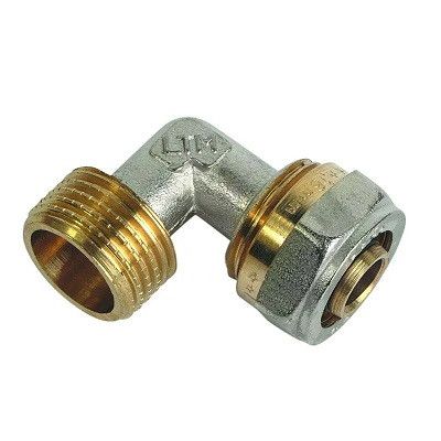 Кут 16x1/2 з.р коліно цанга обжимний фітинг затискний