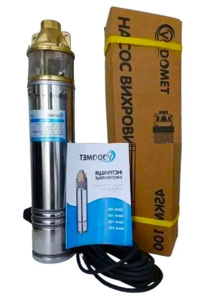 Насос глибинний погружний вихровий 4skm 100 750 Вт для свердловини колодязя подачі води Насос глибинний погружний вихровий 4skm 100 750 Вт для свердловини колодязя подачі води