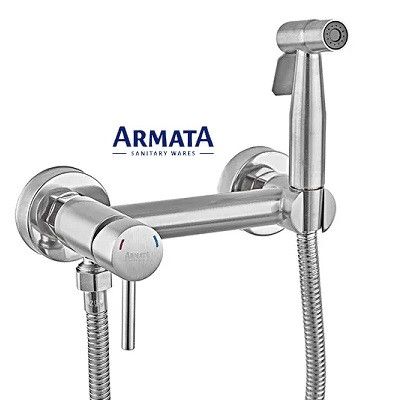 Змішувач для гігієнічного душу ARMATA з лійкою з нержавіючої сталі Змішувач для гігієнічного душу ARMATA з лійкою з нержавіючої сталі