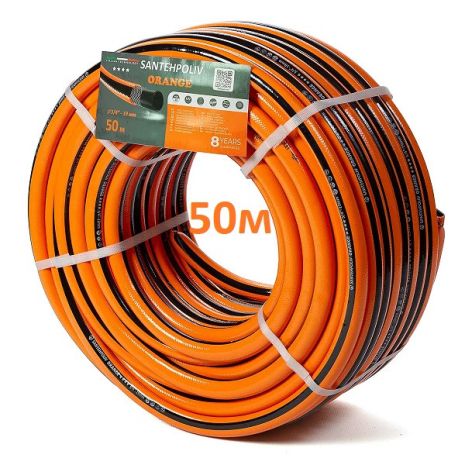 Шланг для поливу 3/4 Orange 50м 19мм Santehpoliv (Польща) садова шланга поливочна Шланг для поливу 3/4 Orange 50м 19мм Santehpoliv (Польща) садова шланга поливочна