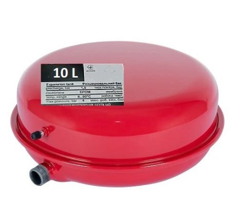 Бак розширювальний на 10 літрів плоский на систему опалення таблетка бачок на опалення 10л