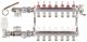 Колектор на 7 контурів для теплої підлоги EUROPRODUCT KOER (Чехія) колектор на 7 виходів гребінка тепла підлога розподіл