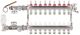 Колектор на 9 контурів для теплої підлоги EUROPRODUCT KOER (Чехія) колектор на 9 виходів гребінка тепла підлога розподіл