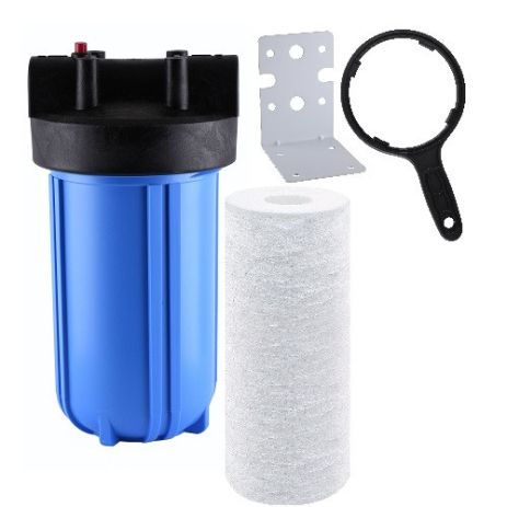 Фільтр колба Big Blue 10" з поліпропіленовим картриджем (BB10) Фільтр магістральний Фільтр-колба 1" дюйм Фільтр колба Big Blue 10" з поліпропіленовим картриджем (BB10) Фільтр магістральний Фільтр-колба 1" дюйм