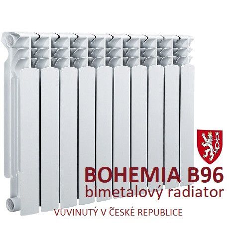 Радіатор біметалічний BOHEMIA 500/96 (Чехія) Повний біметал