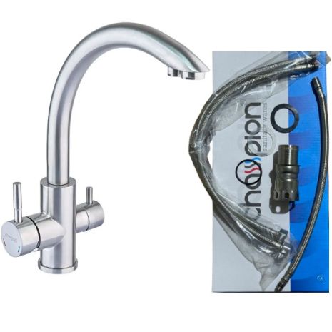Змішувач для кухні з виходом на фільтровану питну воду під зворотний осмос