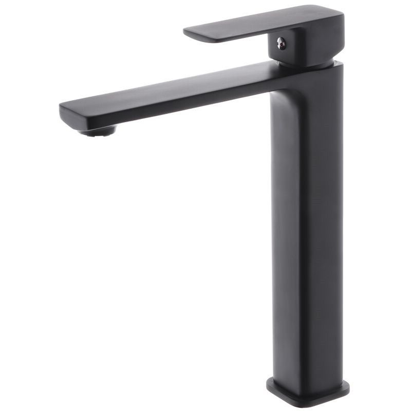 Змішувач для умивальника високий чорний Kubus high black Змішувач для умивальника високий чорний Kubus high black