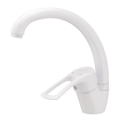 Смеситель для кухни белый Hansberg 777 white