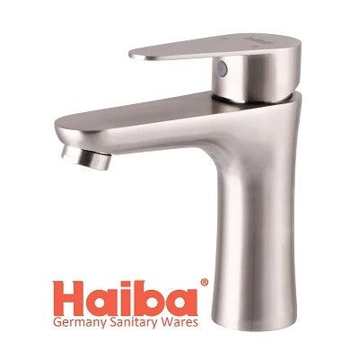 Змішувач для умивальника Haiba DAX 01 із нержавійки цільнолитий нержавіюча сталь Змішувач для умивальника Haiba DAX 01 із нержавійки цільнолитий нержавіюча сталь