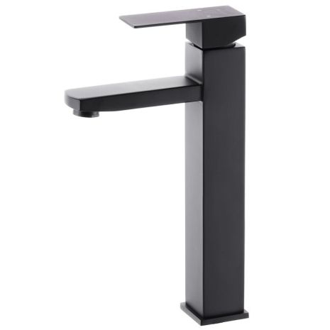 Змішувач для умивальника високий чорний KUB01 MIXXUS HIGH