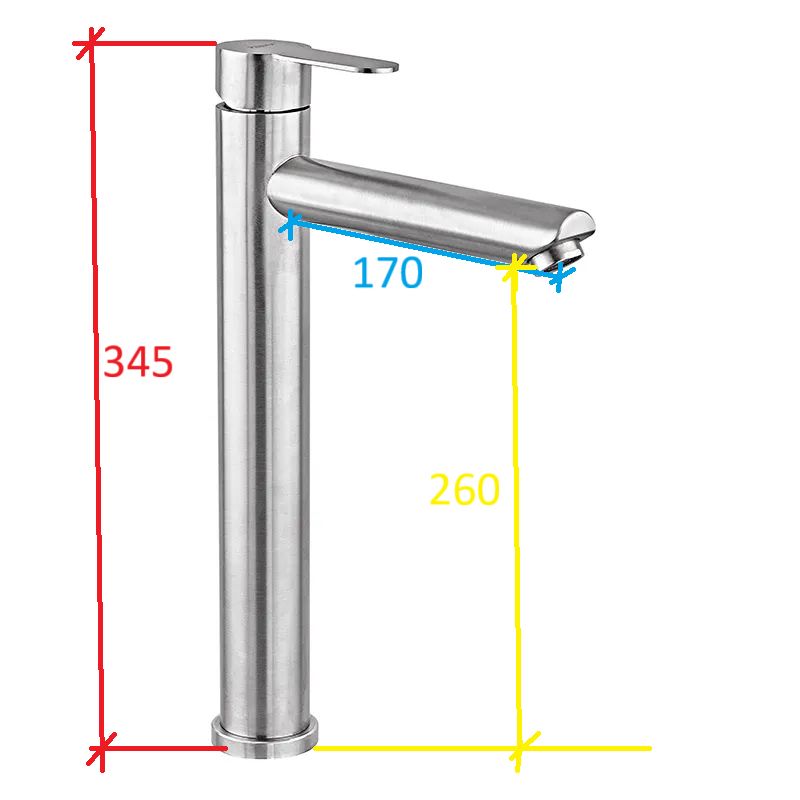 Змішувач для умивальника DAX01-A ZERIX HIGH Змішувач для умивальника DAX01-A ZERIX HIGH