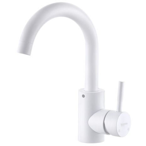 Змішувач для умивальника білий SUS11-B MIXXUS WHITE