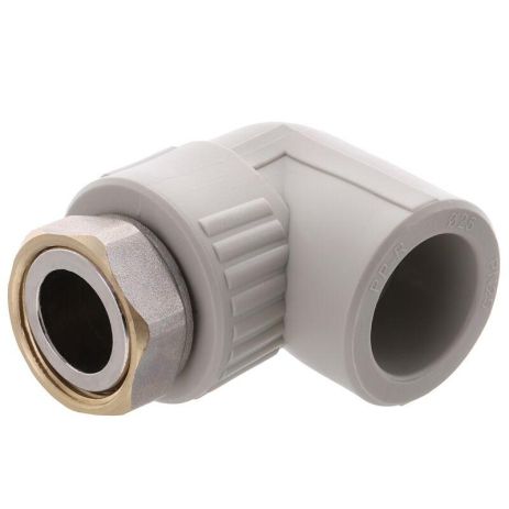 КНГ Коліно з накидною гайкою 25 x 3/4 поліпропілен PPR EUROPRODUCT