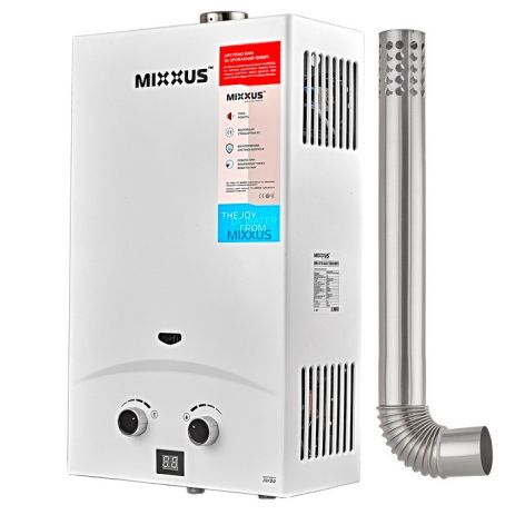 Газова колонка турбована 18 кВт 10 л/хв MIXXUS BASIC TURBO GWH-0710