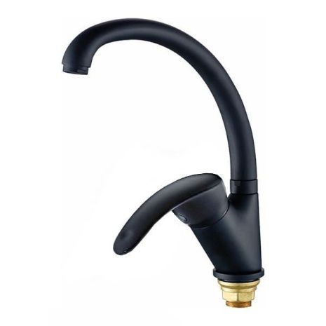 Змішувач для кухні чорний Mars 777 black