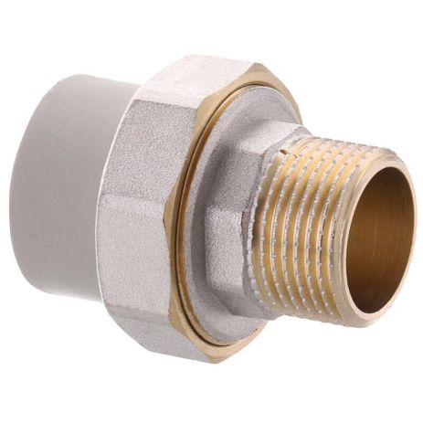 Американка з зовнішньою різьбою 25 х 3/4 поліпропілен PPR EUROPRODUCT