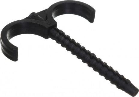 Монтажний дюбель-гак подвійний кріплення теплої підлоги у бетон