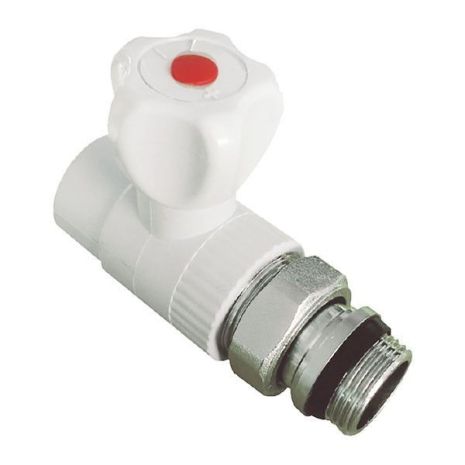 КБП 25х3/4 Кран радіаторний прямий з антипротечкою KOER