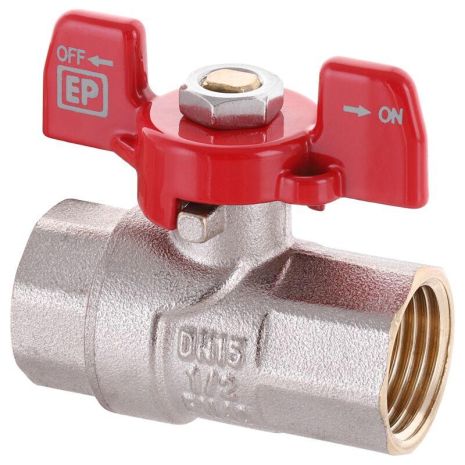 Кран 1/2" ВВ метелик EUROPRODUCT (Чехія)