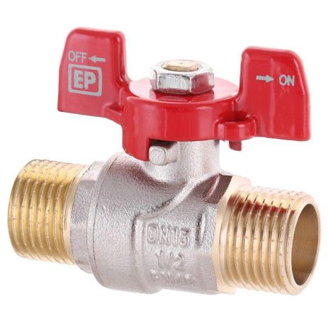 Кран 1/2" ЗЗ метелик EUROPRODUCT (Чехія)