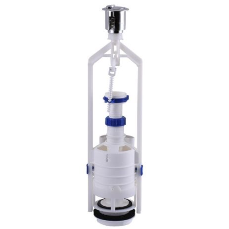 Зливна арматура до унітазу двухкнопочна стійка механізм кнопка Польща KK POL Зливна арматура до унітазу двухкнопочна стійка механізм кнопка Польща KK POL